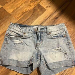 Aeropostale jeans shorts double 0